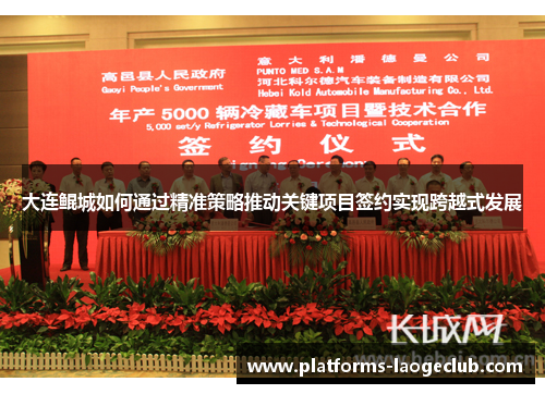 大连鲲城如何通过精准策略推动关键项目签约实现跨越式发展