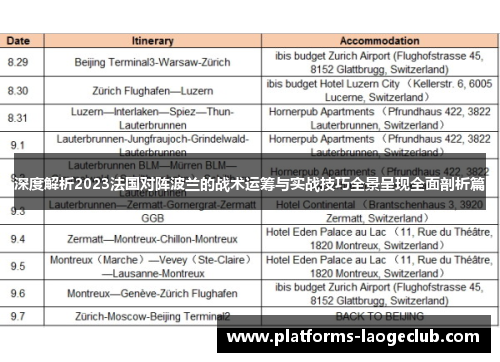 深度解析2023法国对阵波兰的战术运筹与实战技巧全景呈现全面剖析篇